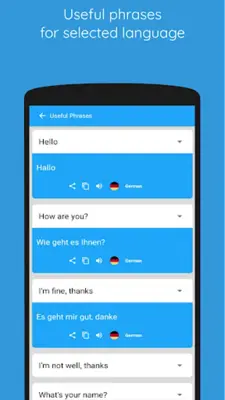 Speak & Translate android App screenshot 13