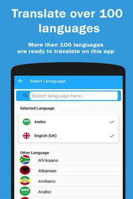 Speak & Translate android App screenshot 17